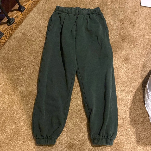 Dark green sweatpants, size medium - Picture 1 of 3